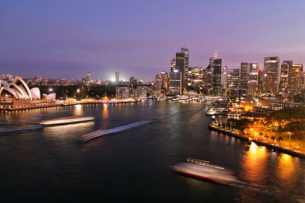 Sydney city night