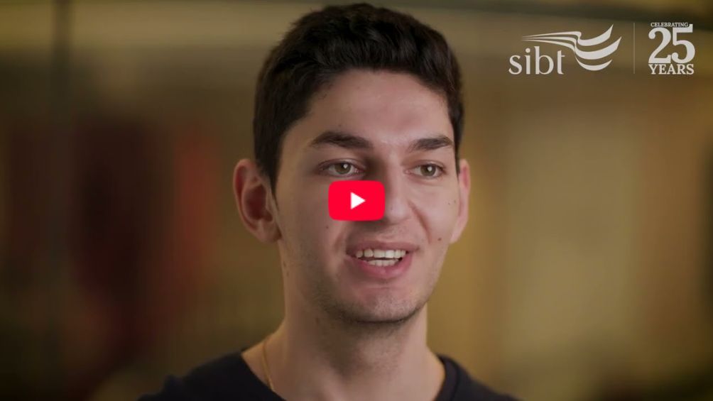 Play Video - Meet our SIBT Students | John